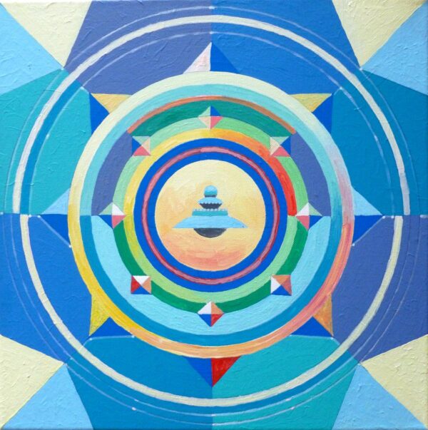 Die glocke, akryl, 40 x 40 cm, 2014, 4400 pln